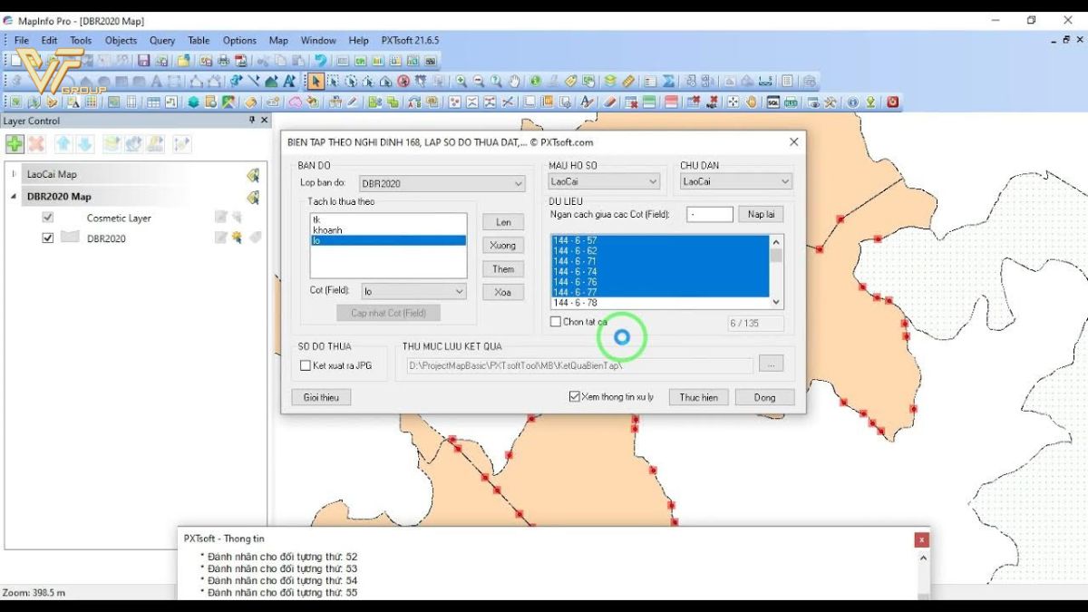 Trích lục bản đồ trong Mapinfo bằng Tools – Hướng dẫn chi tiết từ A-Z 4 trích lục bản đồ trong mapinfo bằng tools