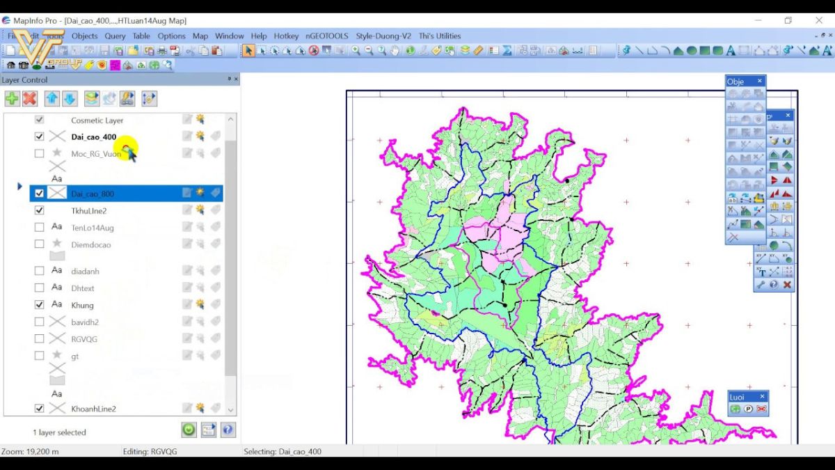 Vẽ khung lưới trong MapInfo – Hướng dẫn chi tiết và lưu ý 1 Vẽ khung lưới trong MapInfo