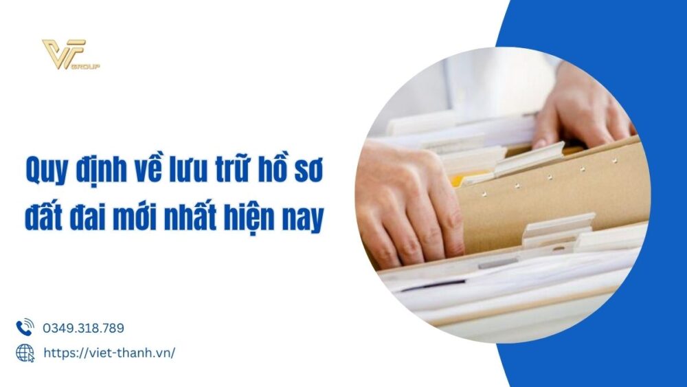 Quy định về lưu trữ hồ sơ đất đai