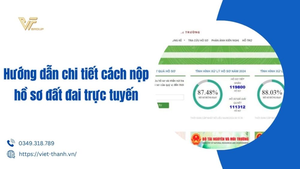 Cách nộp hồ sơ đất đai trực tuyến