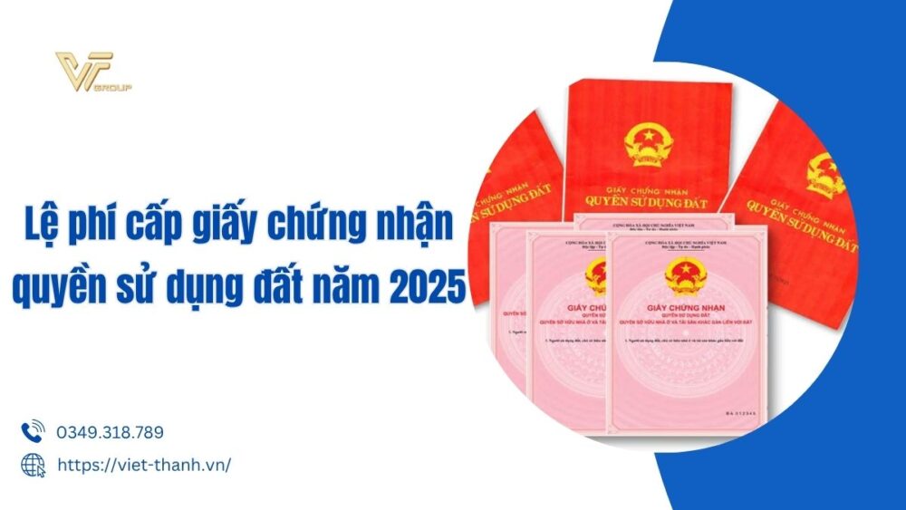 lệ phí cấp giấy chứng nhận quyền sử dụng đất