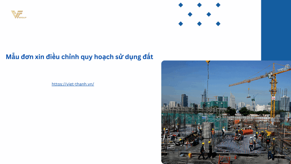 Mẫu đơn xin điều chỉnh quy hoạch sử dụng đất