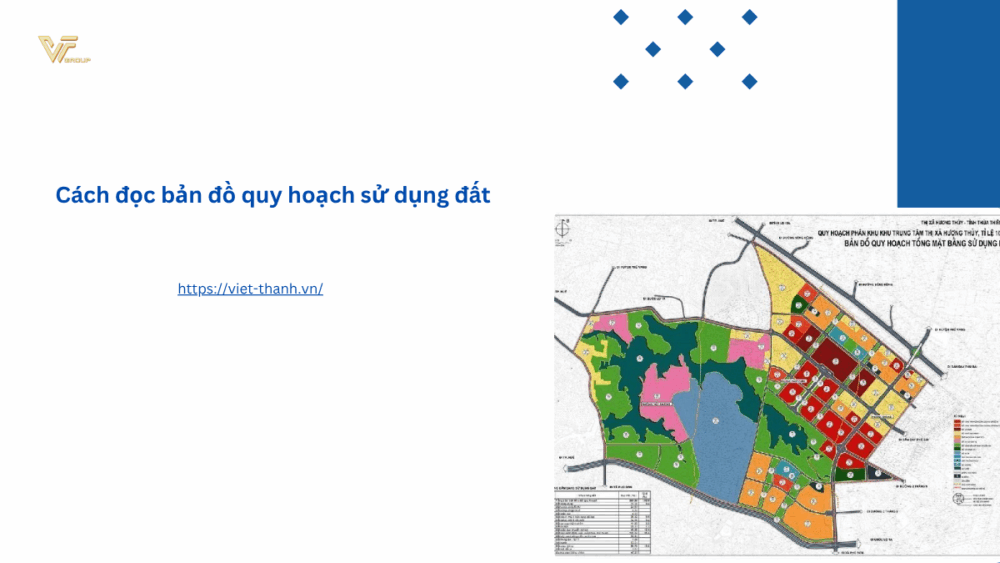 Cách đọc bản đồ quy hoạch sử dụng đất
