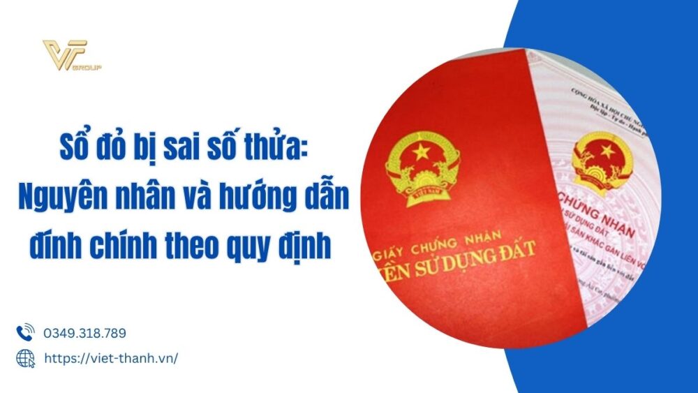 Sổ đỏ Bị Sai Số Thửa Nguyên Nhân Và Hướng Dẫn đính Chính Theo Quy định 