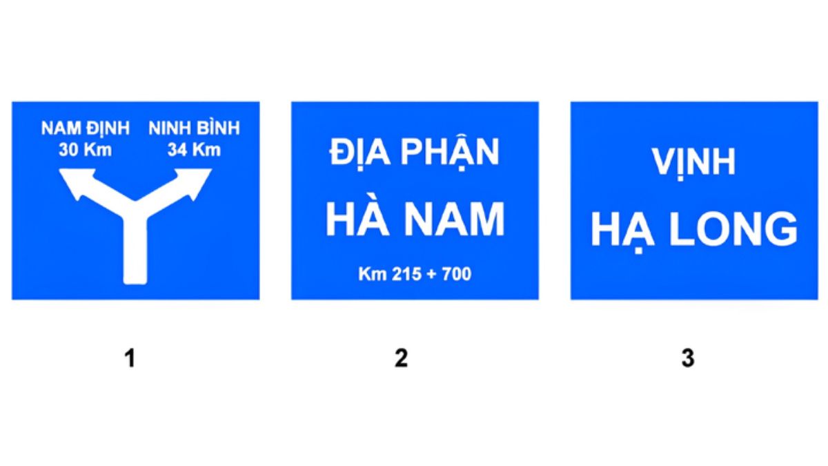 Quy định về biển chỉ dẫn địa giới hành chính 2 biển chỉ dẫn địa giới hành chính