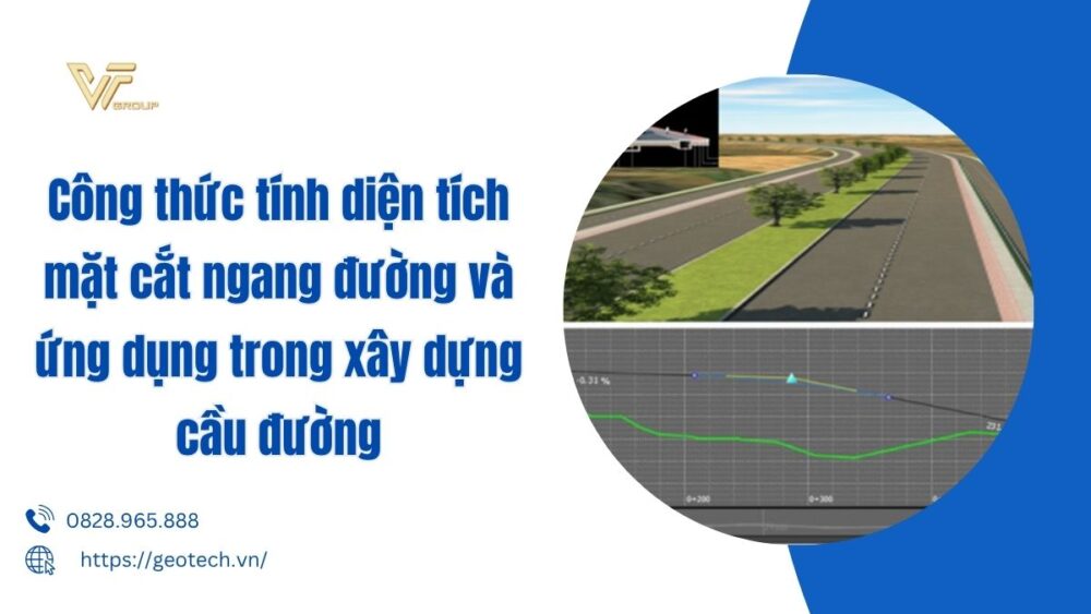 Công thức tính diện tích mặt cắt ngang đường