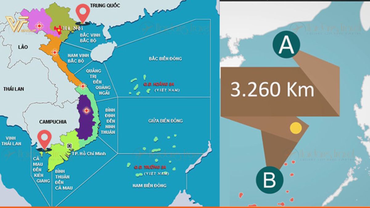 Quy trình thành lập bản đồ biển
