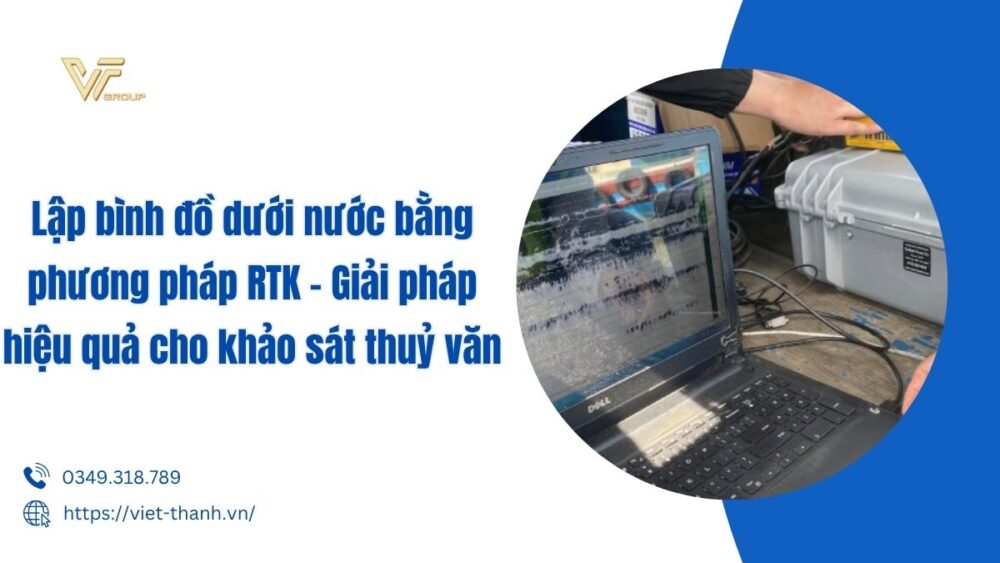 lập bình đồ dưới nước bằng phương pháp RTK