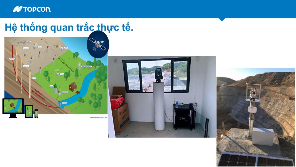 Hãng Topcon Sokkia giới thiệu giải pháp quan trắc biến dạng tự động Delta trong giám sát công trình 3 Hệ thống quan trắc tự động