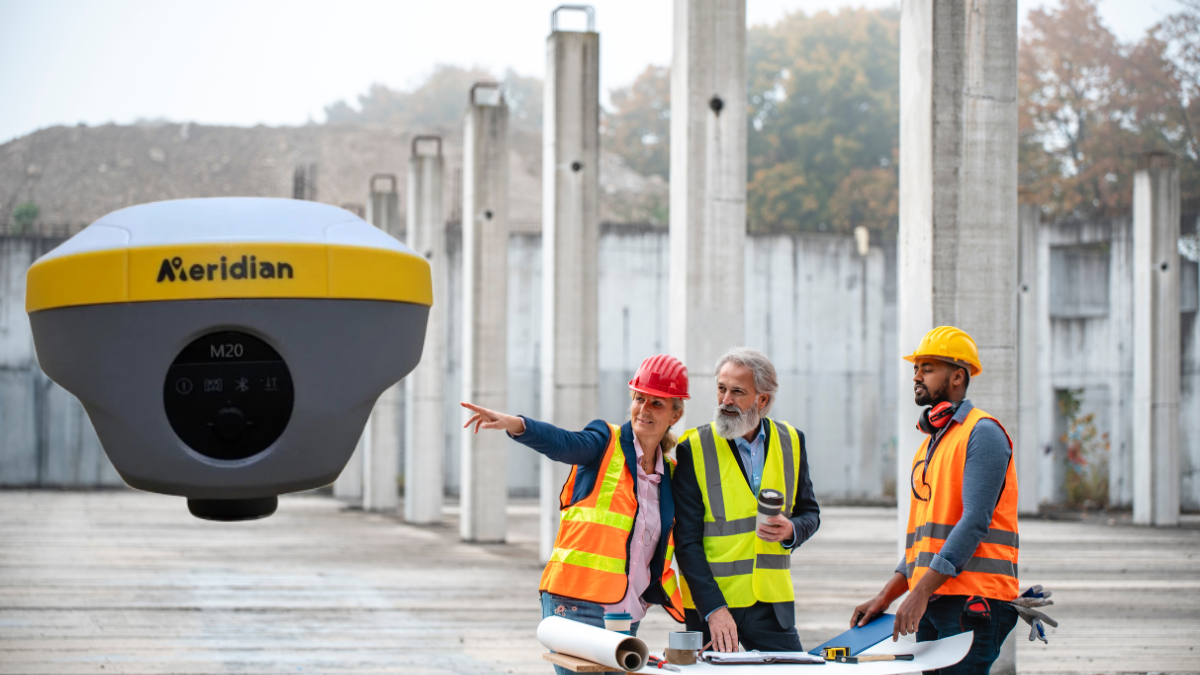 Máy GNSS RTK Meridian M20 1 camera