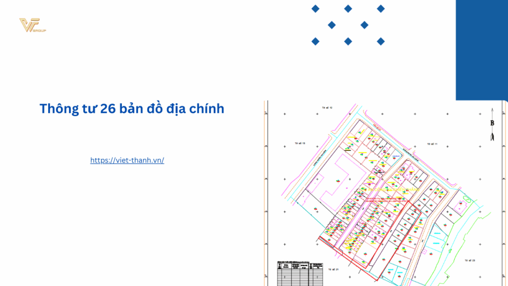 Thông tư 26 bản đồ địa chính