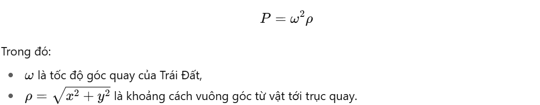 Trọng trường của trái đất là gì