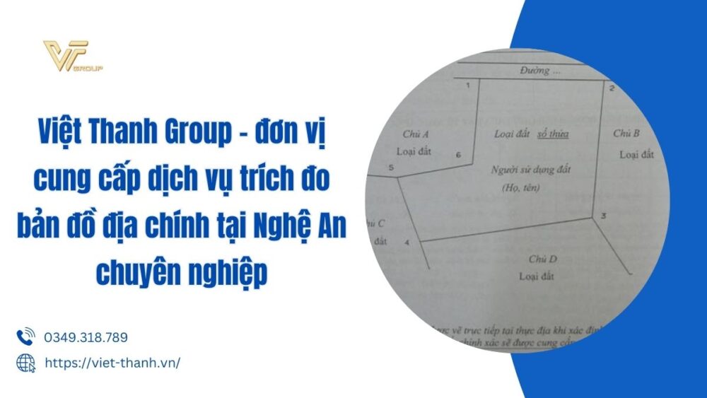 Dịch vụ trích đo bản đồ địa chính tại Nghệ An