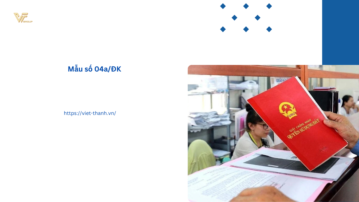 Mẫu số 04a/ĐK