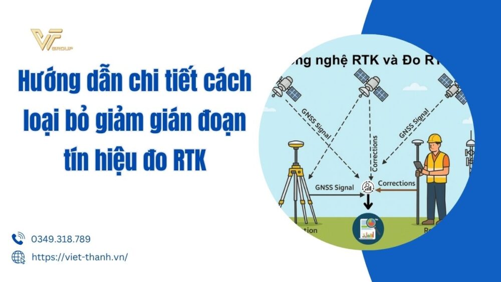 loại bỏ giảm tín hiệu đo rtk