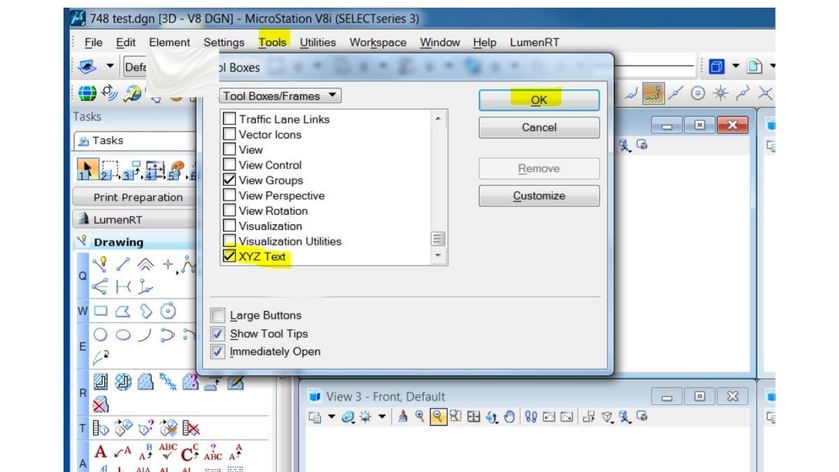 Hướng Dẫn Phá Khỏi Liên Kết Trong Microstation V8i Chi Tiết, Dễ Hiểu (2)