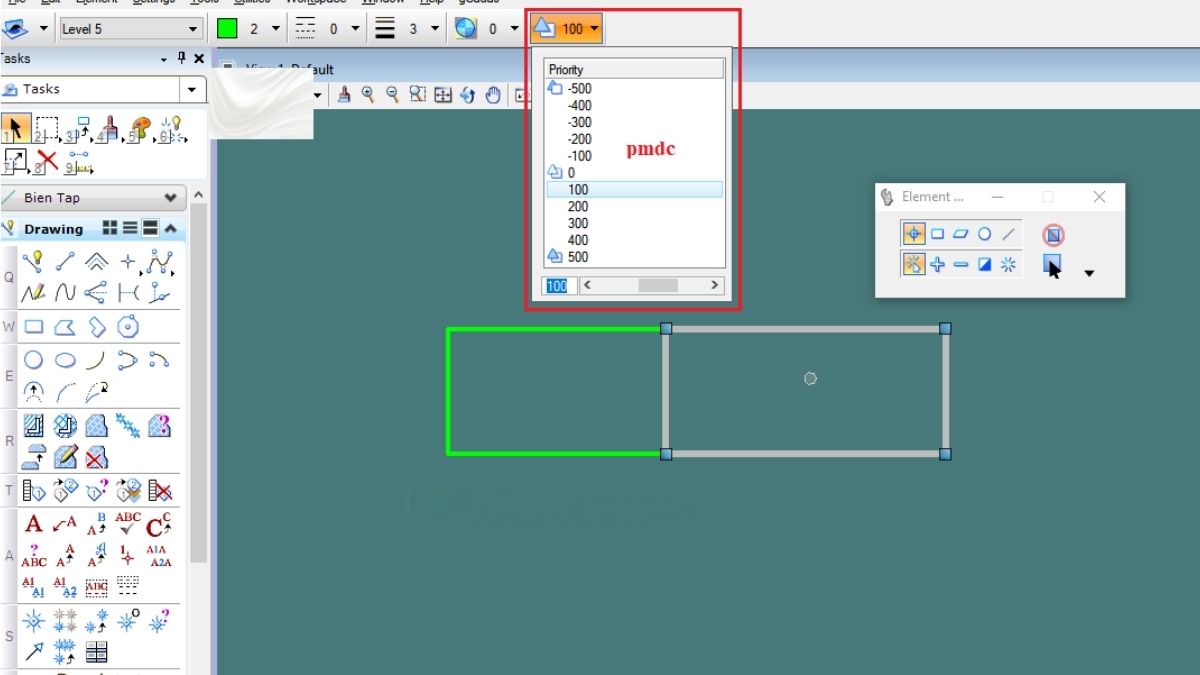 Hướng Dẫn Phá Khỏi Liên Kết Trong Microstation V8i Chi Tiết, Dễ Hiểu(1)