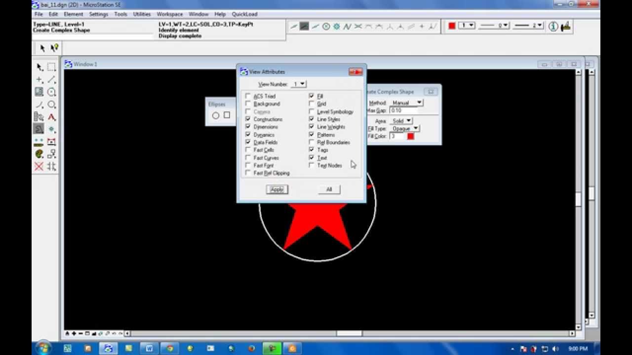 Hướng dẫn chi tiết cách tạo cell trong Microstation V8i dành cho người mới 3 Tạo cell trong Microstation V8i