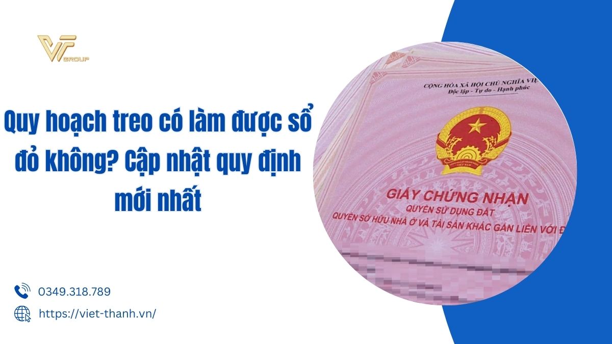 Quy hoạch treo có làm được sổ đỏ không