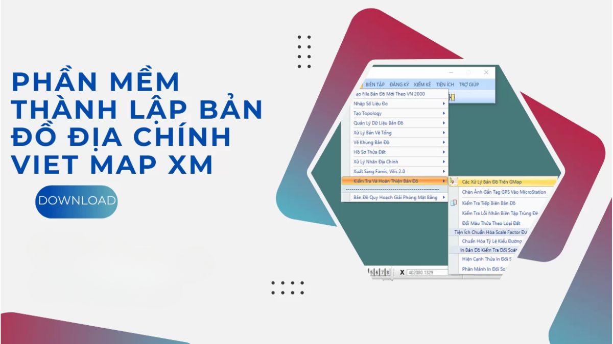 Hướng dẫn cài đặt phần mềm Vietmap Xm cho đo đạc địa chính 2 Vietmap xm