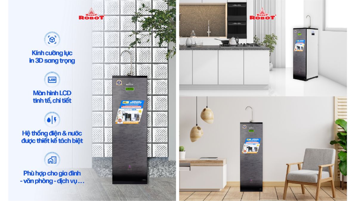 Máy Lọc Nước R.O + UF ROBOT Reno Pro 239GK-UR