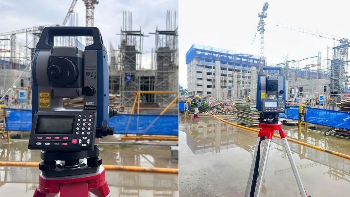 Máy toàn đạc Sokkia đo đạc công trình