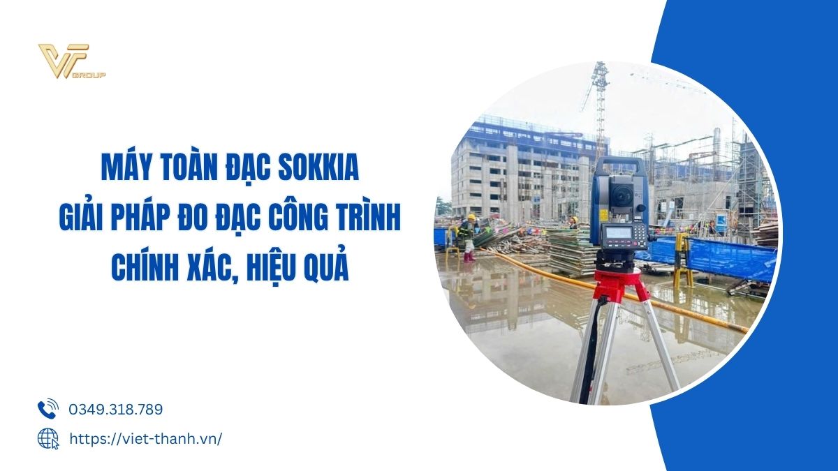 Máy toàn đạc Sokkia đo đạc công trình